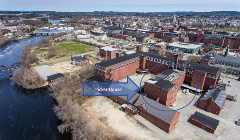 Aerial view showing Picker House location