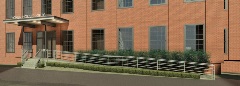 Rendering of Picker House front entry